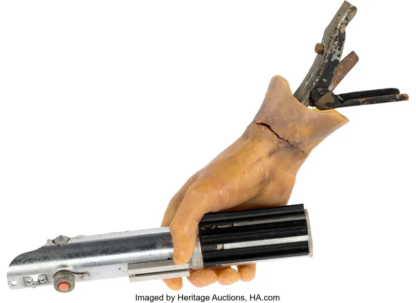 Horizontal Hand and Lightsaber