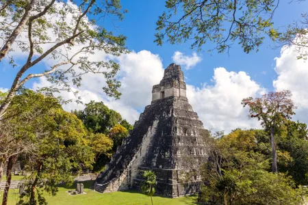 Ruins of Tikal, where researchers found high concentrations of mercury&nbsp;