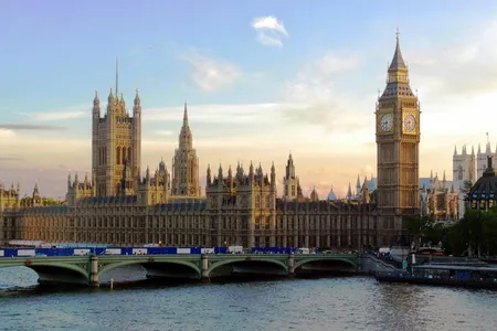 Parliament at sunset