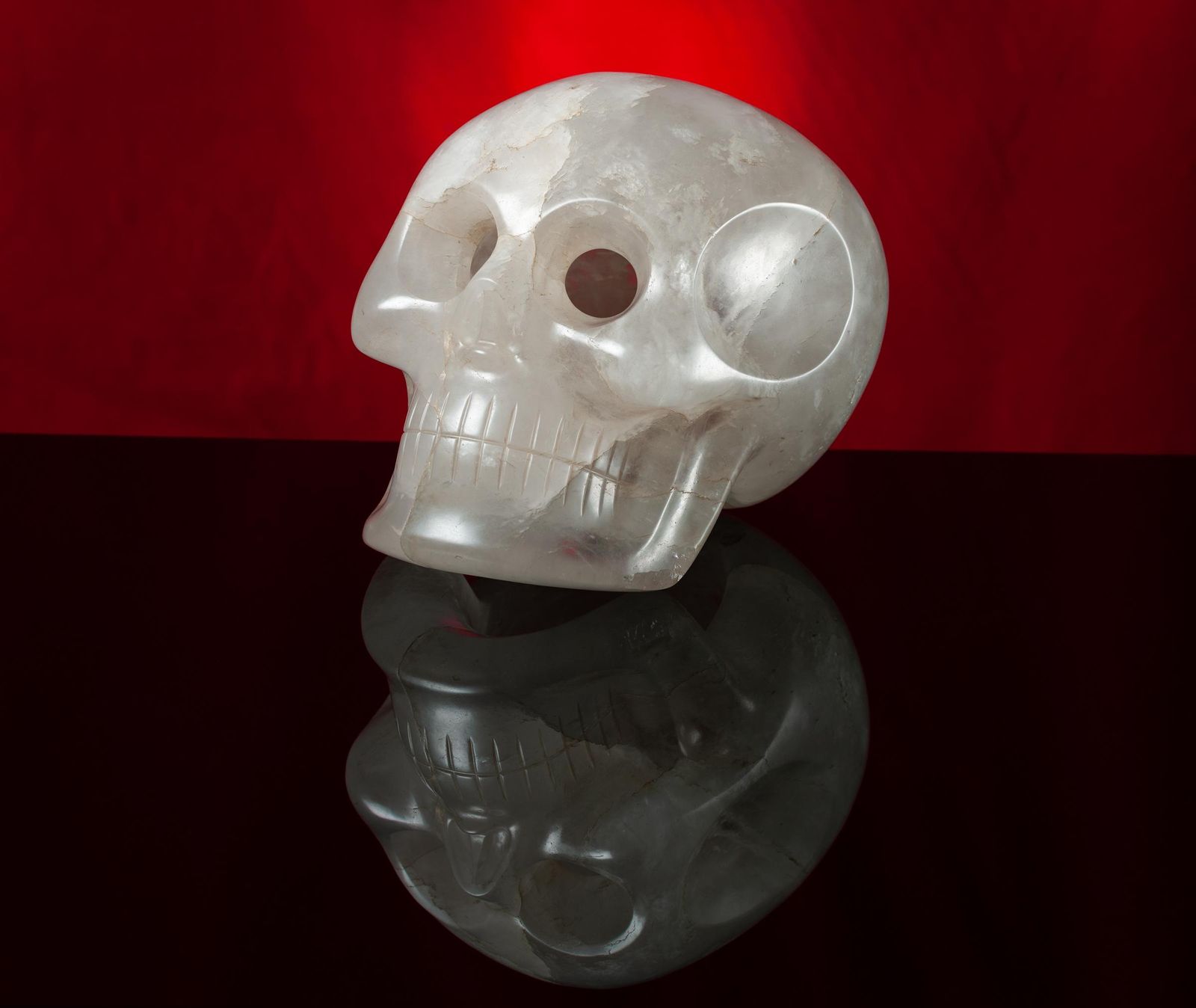 The Mitchell-Hedges crystal skull is kept in Indiana