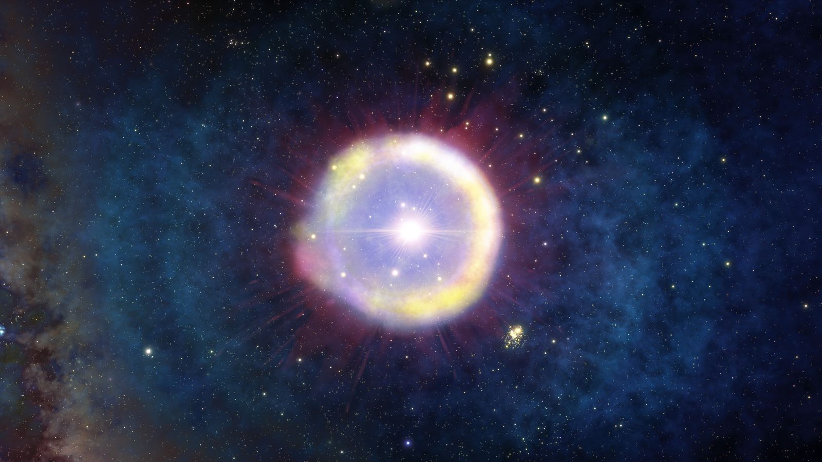 An Early Star’s Remains May Be Swirling Around a Black Hole