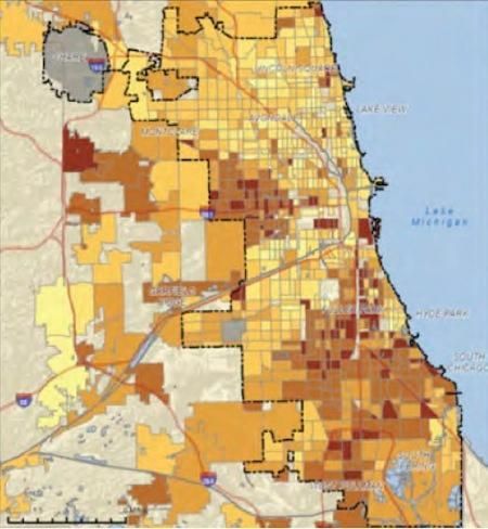 Life expectancy in Chicago
