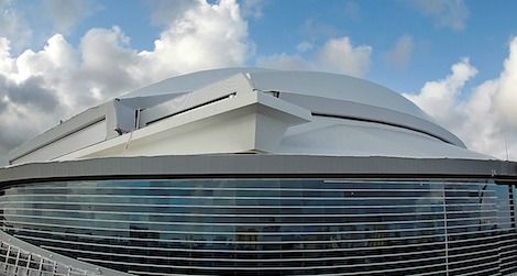 The ballpark of the future in Miami