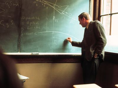 Armstrong at the blackboard in 1974
