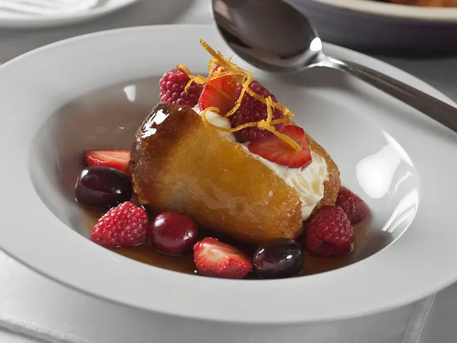The baba au rhum is forgiving and achievable for the average home cook.