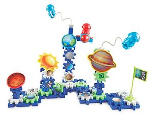 Preview thumbnail for 'Learning Resources Gears! Gears! Gears! Space Explorers Building Set, 77 Pieces, Ages 4+, Gears & Construction Toy, STEM Toys, Gears for Kids