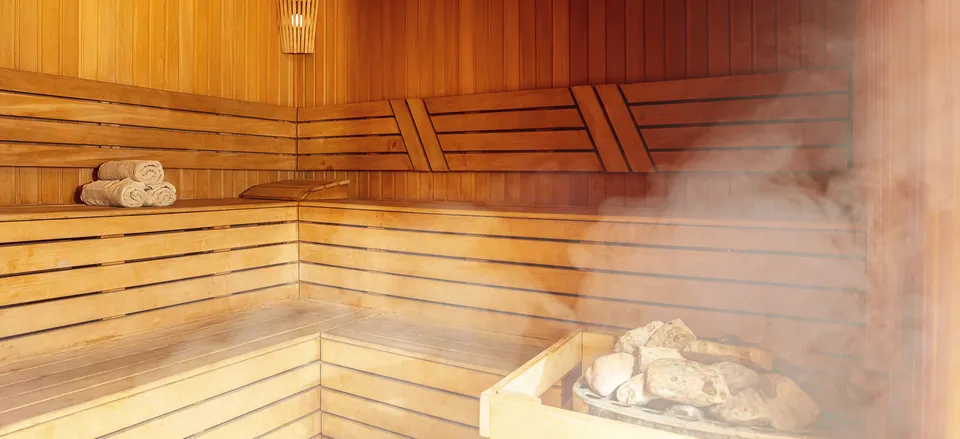 A traditional Finnish sauna 