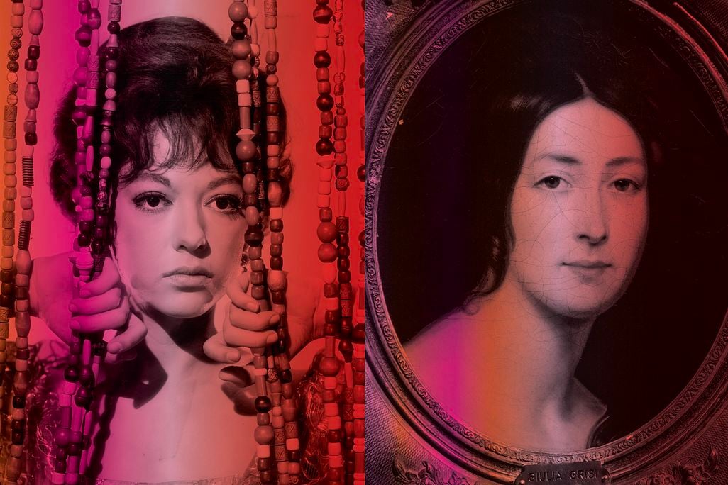 Left, Rita Moreno, the Puerto Rican actress who played Anita in the 1961 film West Side Story. Right, the Italian opera singer Giulia Grisi in the 1830s.