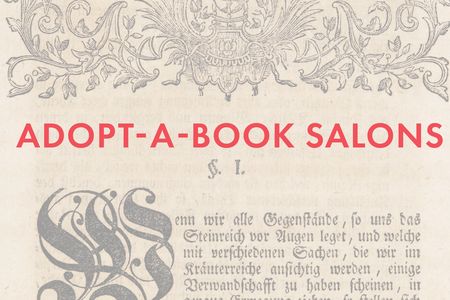 Smithsonian Libraries and Archives invites you to a series of four Adopt-a-Book Salons in March and April.