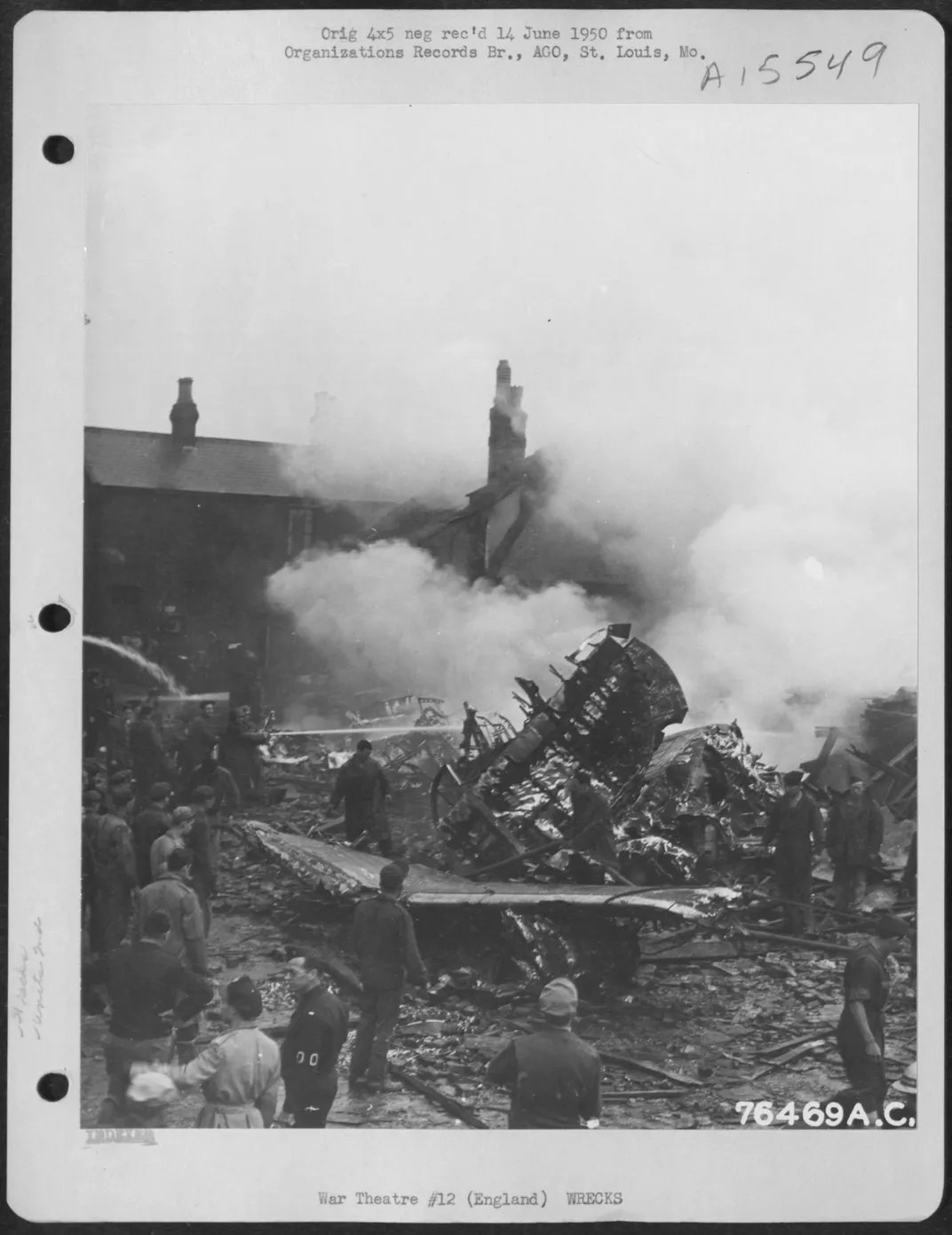 Plane wreckage