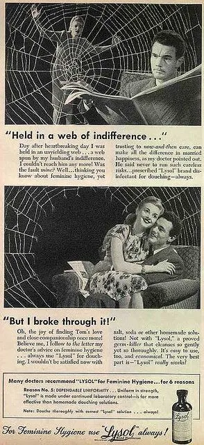 Lysol’s Vintage Ads Subtly Pushed Women to Use Its Disinfectant as Birth Control