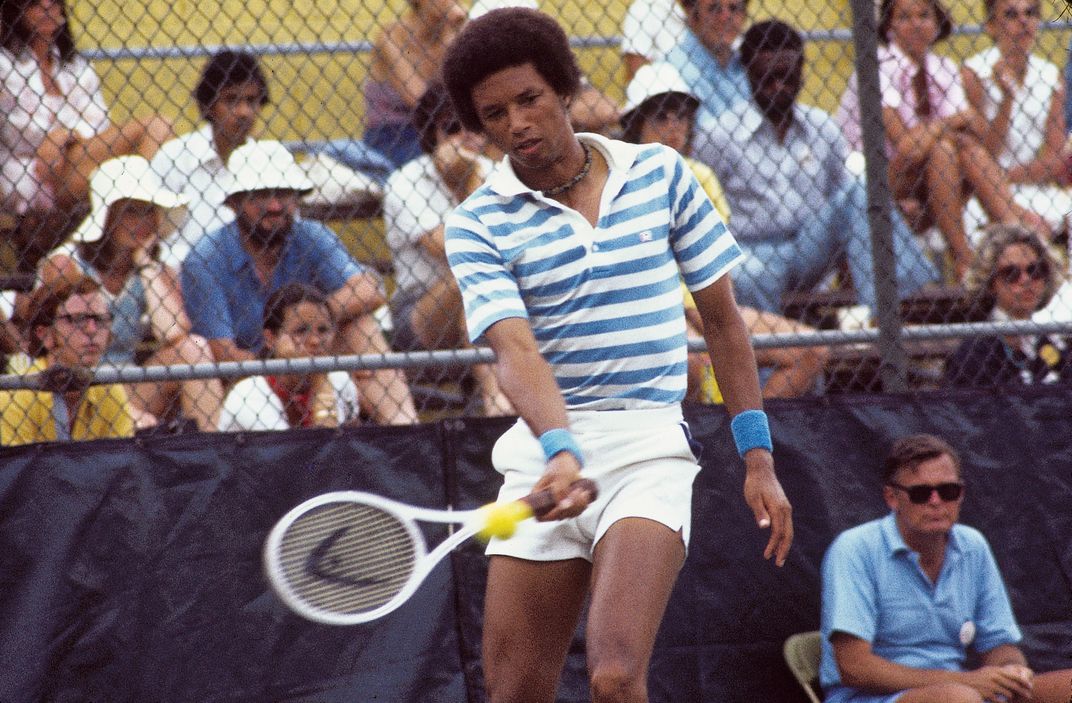Arthur Ashe, July 1975