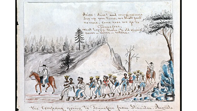 Retracing Slavery's Trail of Tears, History