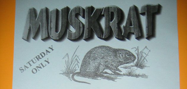 Muskrat on the menu