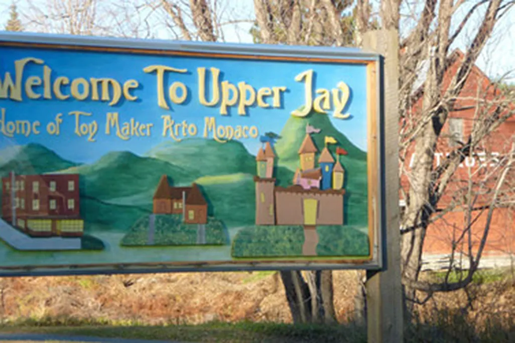 Sign for Upper Jay