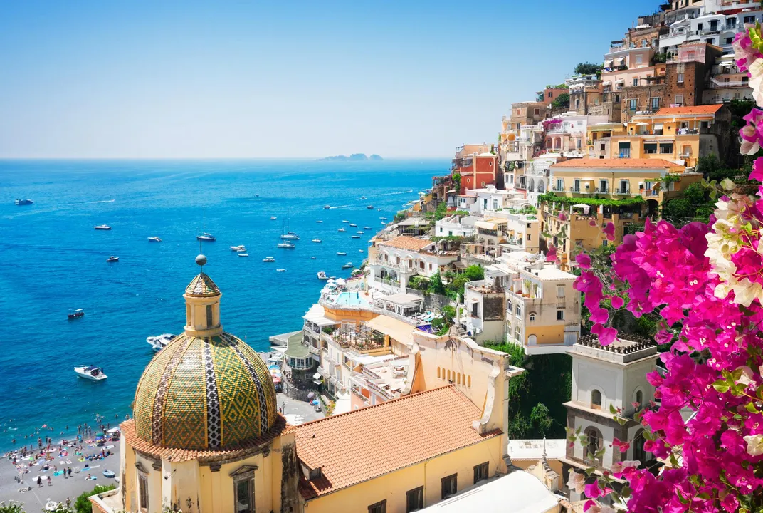 Positano, along the Amalfi Coast