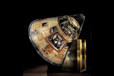 The Apollo 11 Command Module.