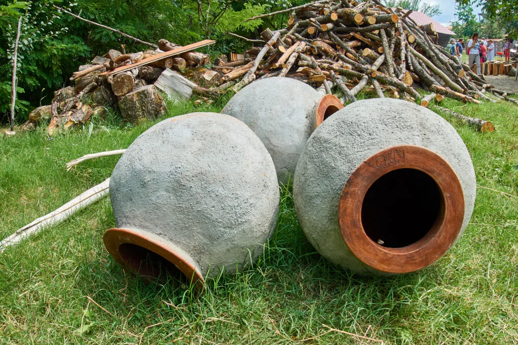 Qvevri clay pots