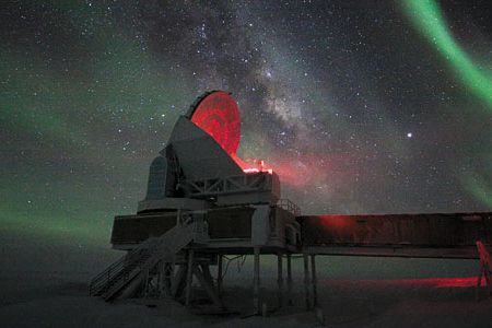 Far from light and plunged into months-long darkness, Antarctica's South Pole Telescope is one of the best places on Earth for observing the universe.