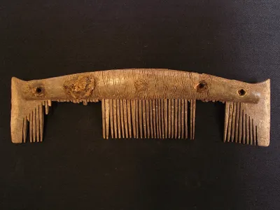 Most of the combs found in Ipswich were made of deer antlers, but some were carved from animal bones.