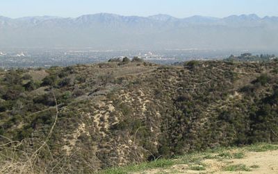 The view from the Dirt Mulholland