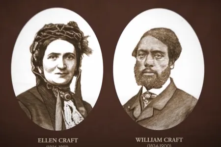 Ellen disguised herself as a sickly white man, while William played the part of her enslaved valet.