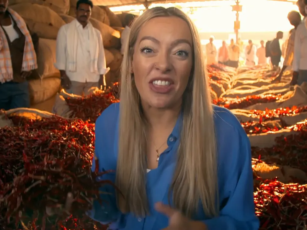 Preview thumbnail for video 'This Indian City Sells 3,500 Tons of Chilies Every Single Day