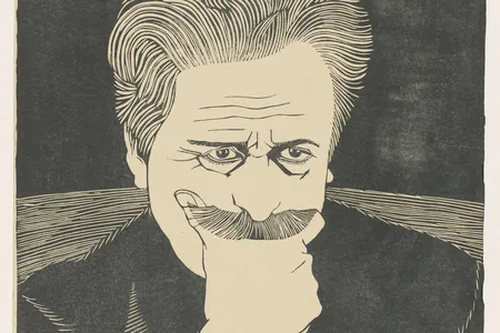 Self portrait,&nbsp;Samuel Jessurun de Mesquita, 1917