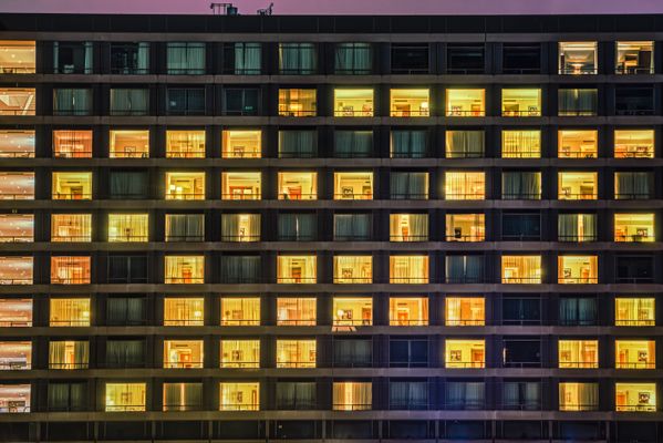 Dark facade with many rooms shows what's the lifestyle in our modern era thumbnail