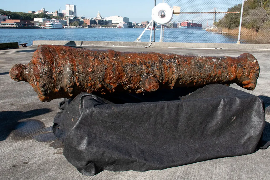 Cannon recovered from Savannah River in 2022