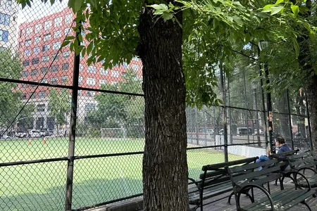 James J. Walker Park consists of soccer fields, pickleball courts, playground equipment and a community garden.