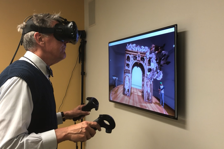 The digital realm is not limited by the dimensions of the museum walls and instead brings learning experiences to visitors of all ages in new and exciting ways. (Smithsonian American Art Museum)
