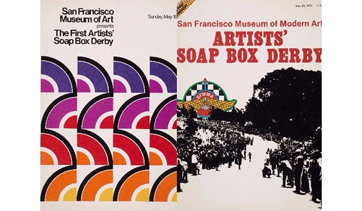 San Francisco Museum of Art program for the first artists' soap box derby, 1975 May 18. Jan Butterfield papers, 1950-1997; Official magazine of the San Francisco Museum of Modern Art artists' soap box derby, 1978 May 21. Jan Butterfield papers, 1950-1997