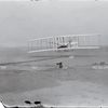 In 1949 the Library of Congress acquired 303 glass plate negatives developed by the Wright brothers. Some of these prints, including the iconic image above, are in the National Air and Space Museum.
