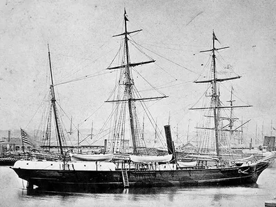 The Jeannette in Le Havre, France, 1878