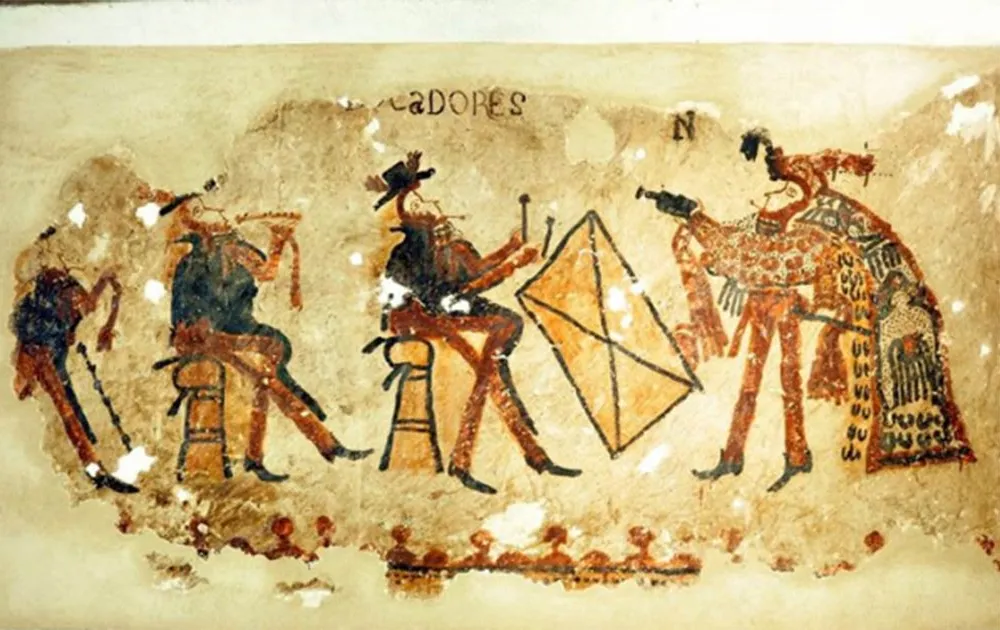 Maya mural