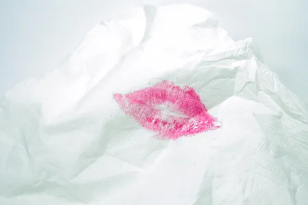 Bishop's long-lasting lipstick was advertised as "kissable."