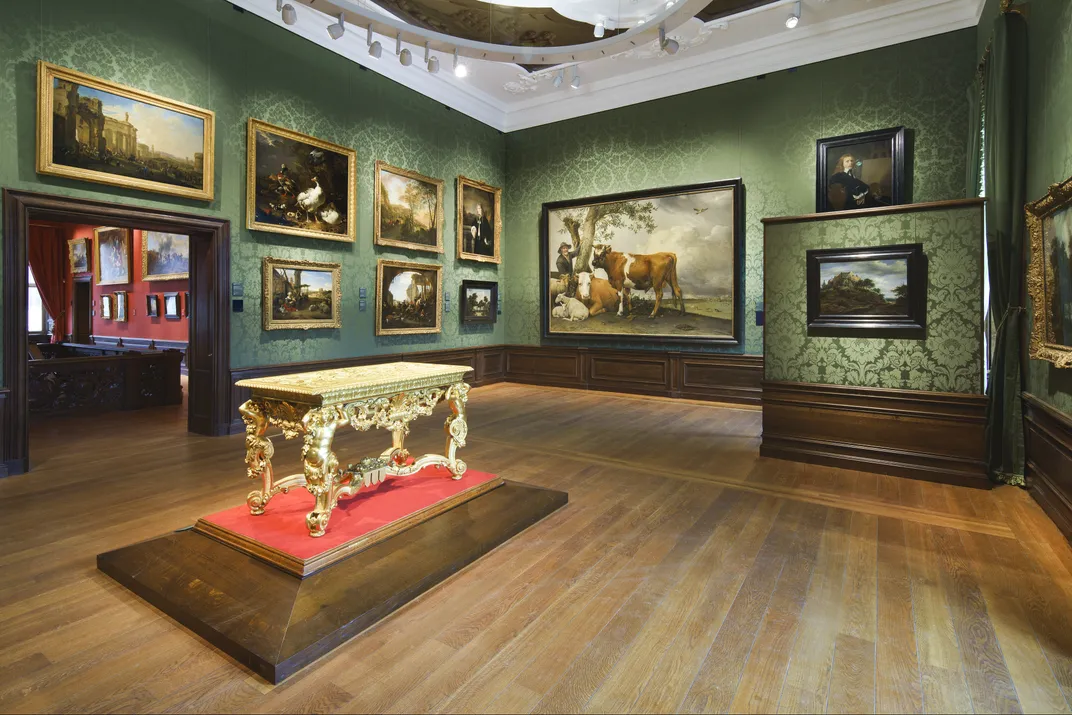 Gallery at the Mauritshuis, The Hague. Credit: Netherlands Tourism Bureau