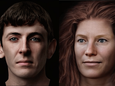Independent craniofacial anthropologist Chris Rynn created lifelike facial reconstructions of four individuals who lived in the region.