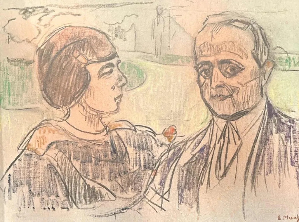 Edvard Munch sketch
