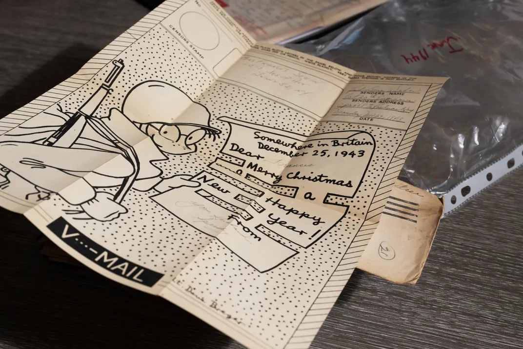 V-Mail drawing from Speedy