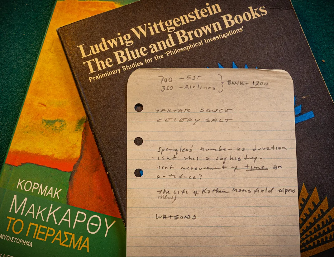 Sometimes, amid a set of dense philosophy books, scholars discovered grocery lists and personal notes.