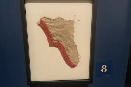 Moore loaned the scrap to the museum for two years.