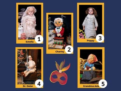 These five creepy dolls are in the running for this year&#39;s competition.