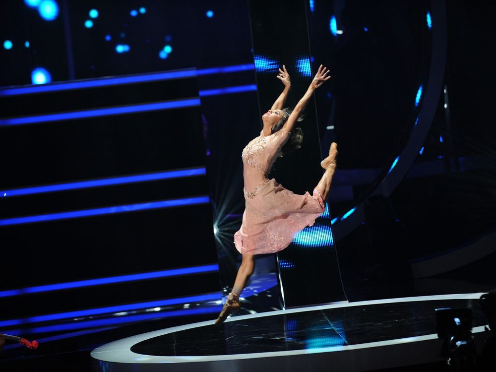 Misty Copeland dances at the BET Black Girls Rock show