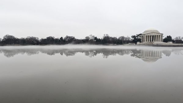 Jefferson Memorial Misty Morning thumbnail