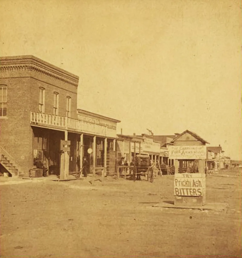 Street scene, Dodge City, Kansas