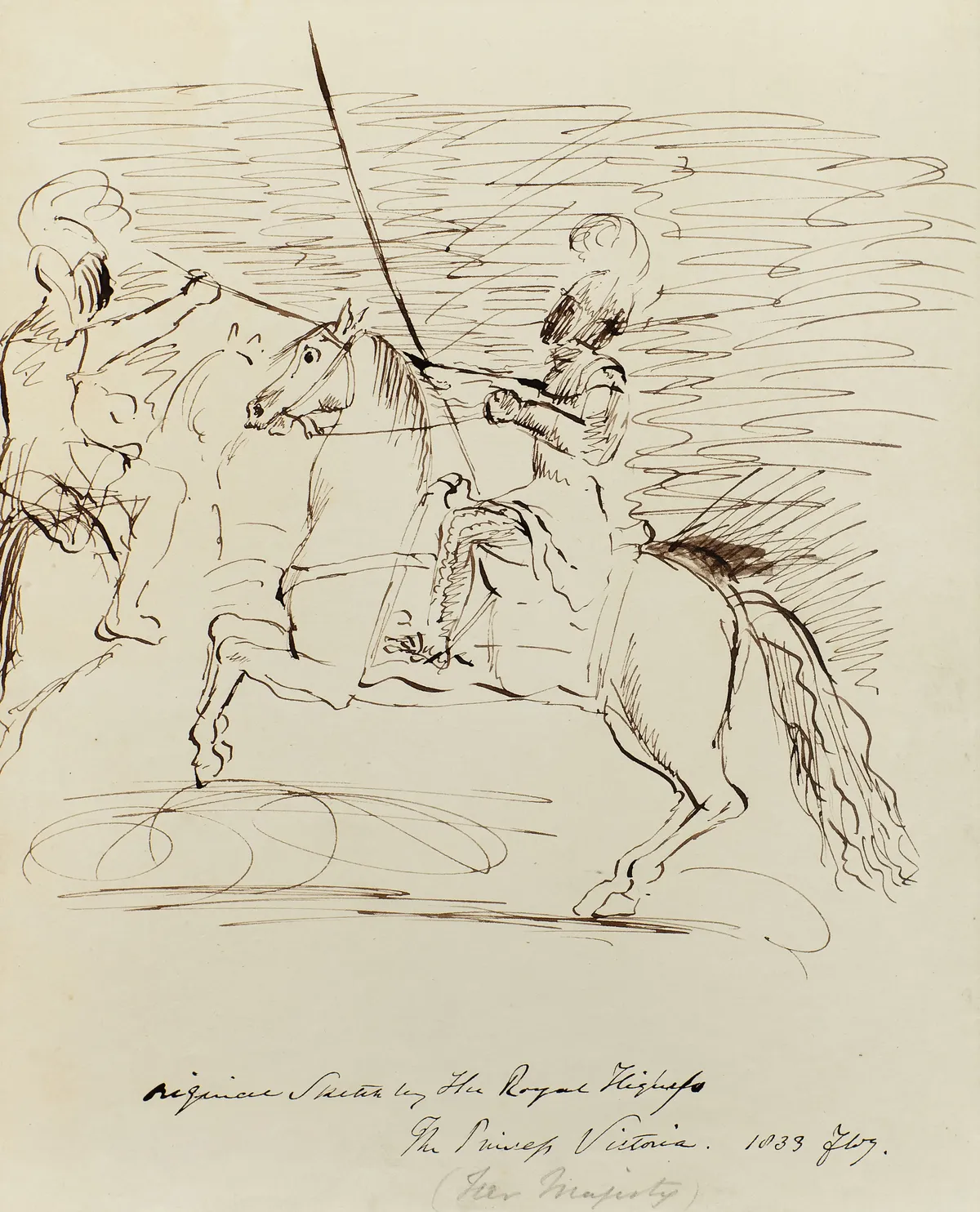 You Can Buy Four Drawings by a Young Queen Victoria