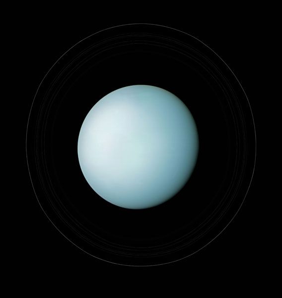 Uranus and its rings