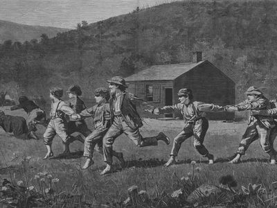"Snap-the-Whip" (Winslow Homer, 1873) 
